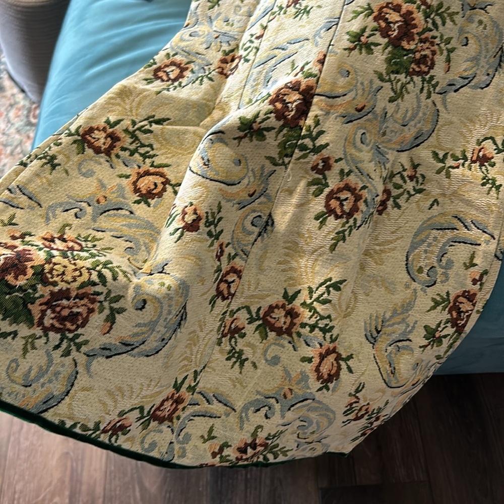 Small Y2K floral low cut satin tube dress - Picture 6 of 14